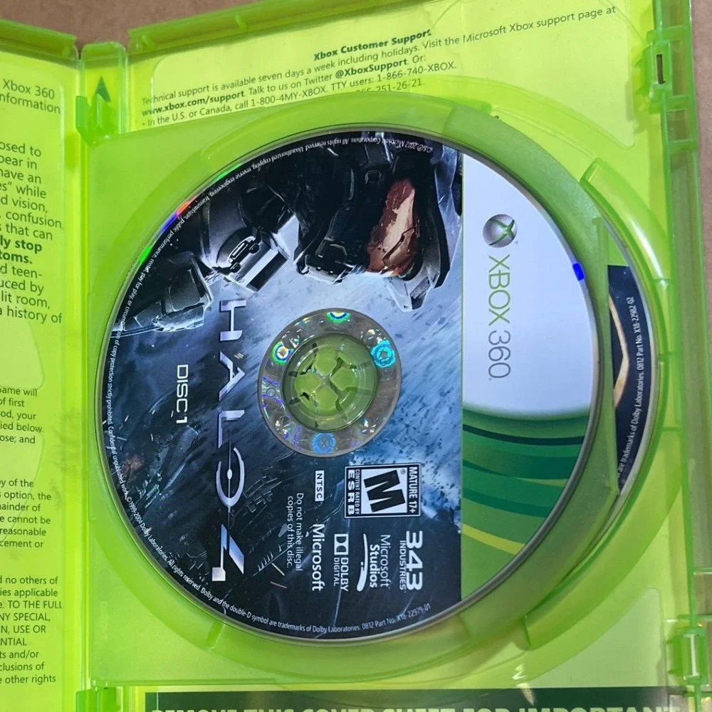 Halo Combat Evolved Original Xbox & Halo 4 Xbox‎ 360 Game Bundle Lot CIB